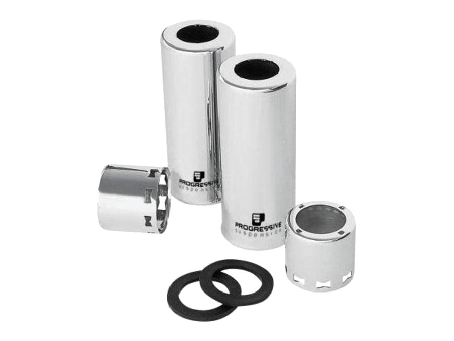 Harley Davidson - 412 Series shock absorber cover set chrome