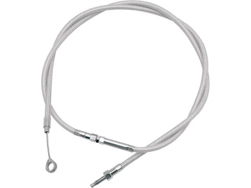 Harley Davidson XL1200C [2004-2020]-Armor Coated Coil Wound (CW) coupling cable +4 "