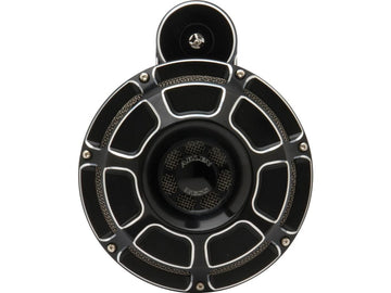 Harley Davidson-Called Hupe set, black horn set