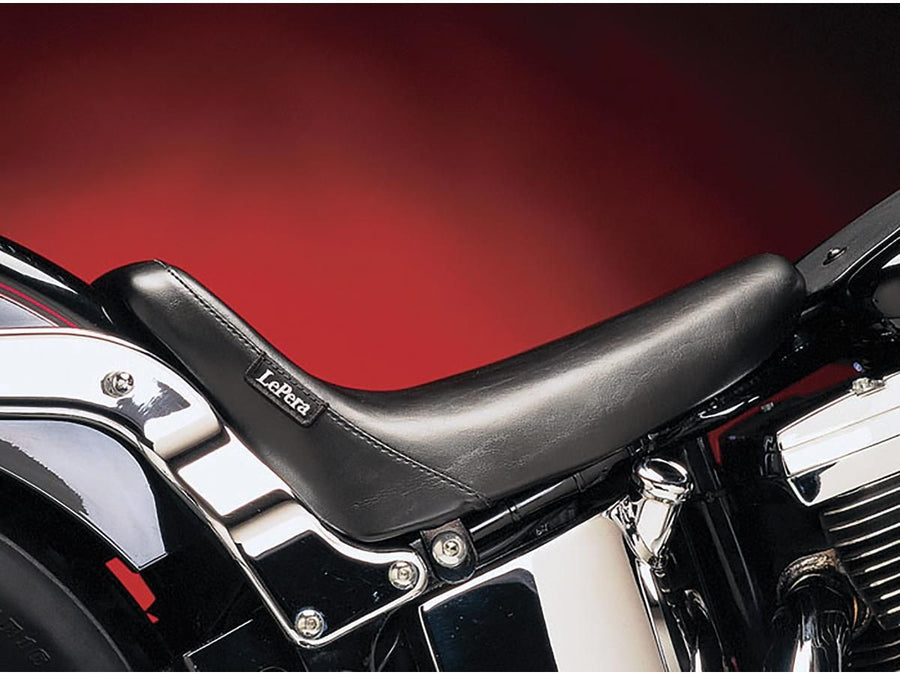 Harley Davidson Softail [2000-2007]-Bare Bone's solo seat smooth black vinyl