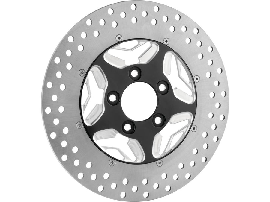 Harley Davidson Touring [2008-2024]-Speedstar 2-part brake disc black 11.8 "