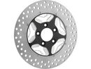 Harley Davidson Touring [2008-2024]-Speedstar 2-part brake disc black 11.8 "-3