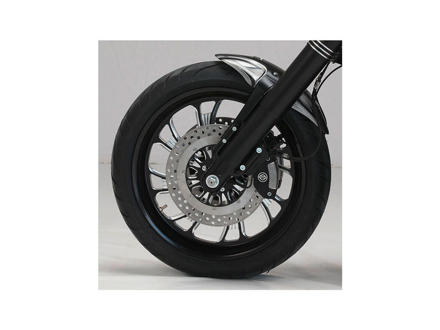 Harley Davidson Softail [2000-2014]-Supercharger 2-part brake disc black