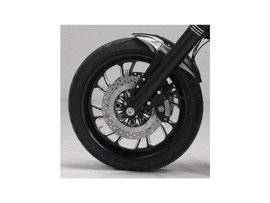 Harley Davidson Softail [2000-2014]-Supercharger 2-part brake disc black