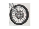 Harley Davidson Touring [2008-2024]-Nitro-18 2-part brake disc black-7