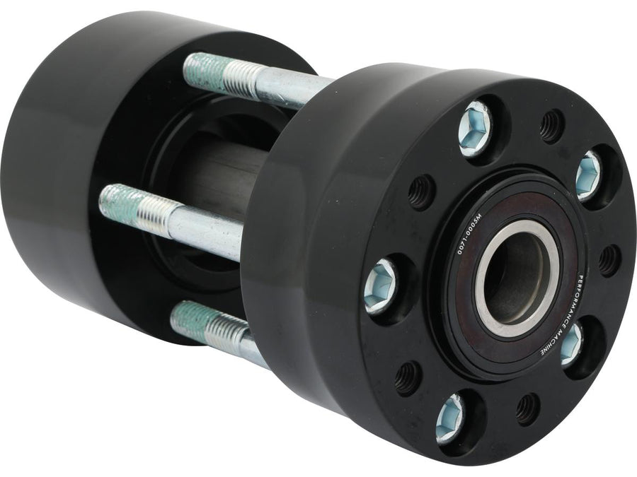 Harley Davidson FLSTF [2014-2017]-rear wheel hub ABS Schwarz ABS Doppelfland