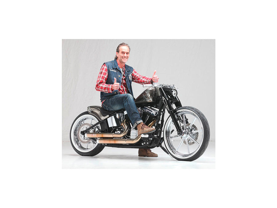 Harley Davidson Sportster [2014-2020]-Velocity 2-part brake disc Chrome ...