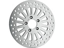 Harley Davidson Touring [2008-2024]-Nitro brake disc stainless steel polished 11.8 "-1