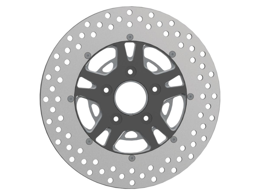 Harley Davidson Sportster [1986-2010]-T-5 2-part brake disc Midnight Series
