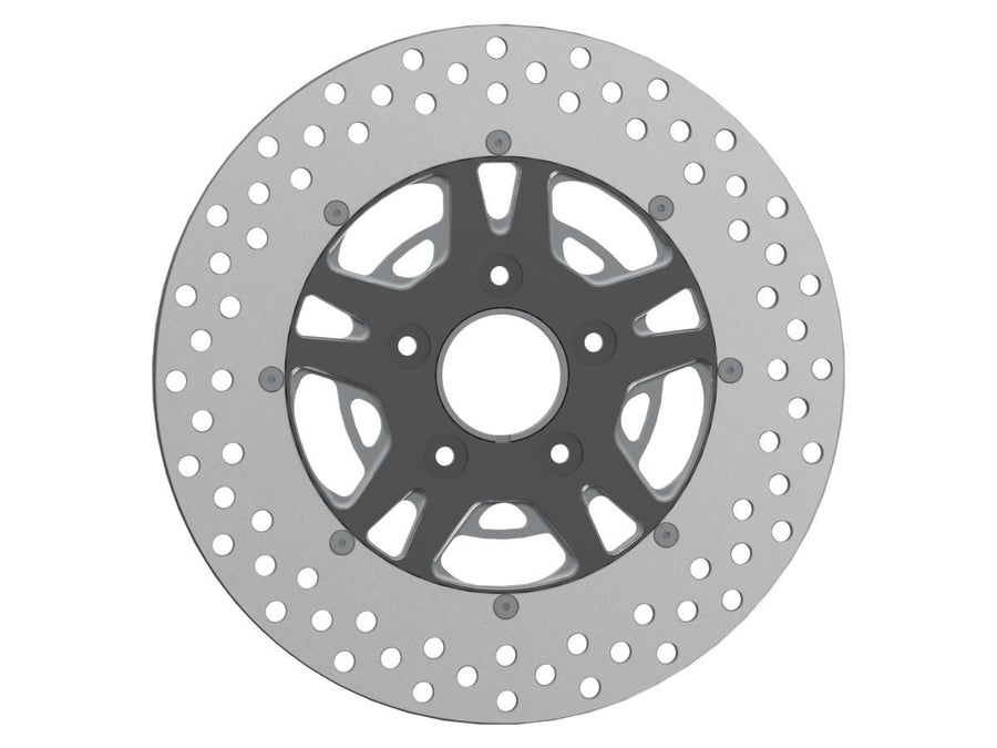 Harley Davidson Touring [2008-2024]-T-5 2-part brake disc set midnight
