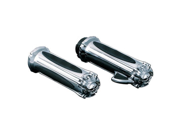 Harley Davidson Fl Shovel [1981-1984]-Zombie handles with throttle valve chrome
