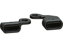 Harley Davidson Softail [1996-2014]-striped LED turn signal in black powder-coated-4