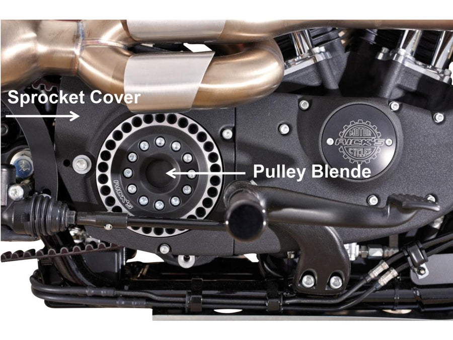 Harley Davidson Sportster [2004-2020]-28 teeth belt cover for