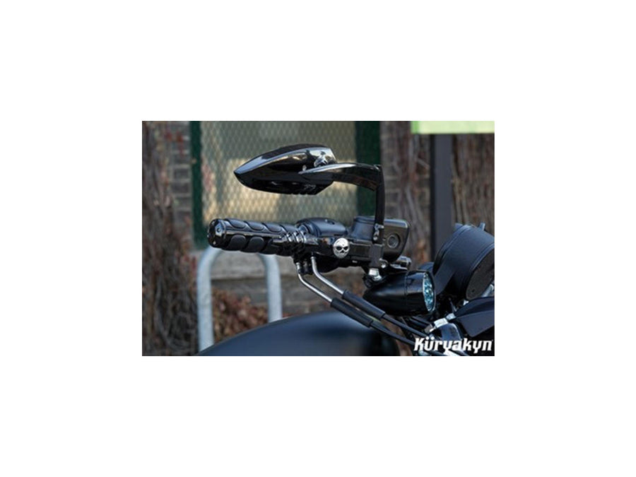 Harley Davidson Sportster [2004-2020]-Sense Spiegel Long Steme Gloss Black