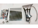 Harley Davidson - side assembly license plate holder, stainless steel, polished 180x200 ABE-1