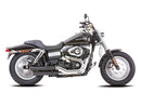 Harley Davidson FXDF [2014-2016]-double grooves slip-on silencer black satin-4