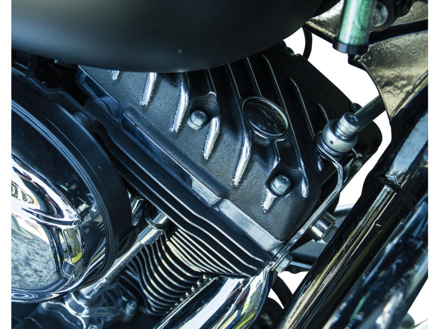 Harley Davidson Sportster [2004-2020]-Ribsters Rocker Box cover black cut