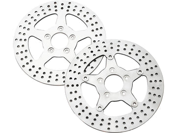 Harley Davidson Touring [2008-2024]-rigid brake disc 6-hole stainless steel 11.8 " - 0