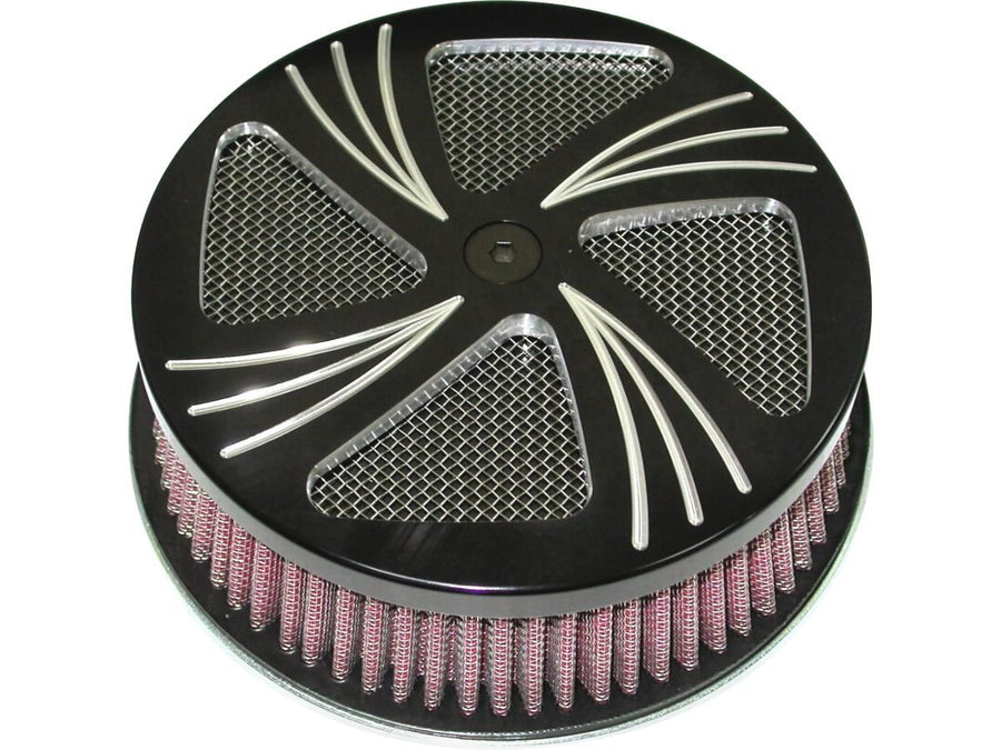 Harley Davidson-Sidewinder Hi-Flow air filter black anodized