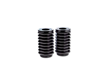 Harley Davidson FLTC [1986-1993]-Retro fork protector black diamond cutting