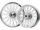 Harley Davidson FXDWG [2000-2003]-60-spokes 21x3.50 sd black wheels-2