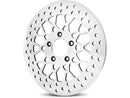 Harley Davidson Sportster [1985-2013]-mesh brake disc stainless steel polished 11.5 "-1