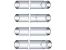 Harley Davidson Softail [1984-1999]-41mm hard chrome fork pipes FL +6 "/Flst +4"/FXST-2