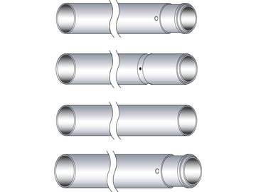 Harley Davidson Softail [1984-1999]-41mm hard chrome fork pipes FL +6 "/Flst +4"/FXST - 0