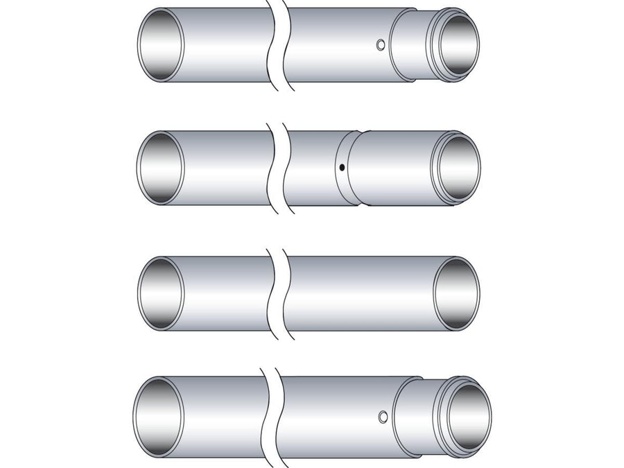 Harley Davidson Dyna [2006-2017] -49mm fork pipes Standard FXD/ -2 "FXDWG Show Chrom