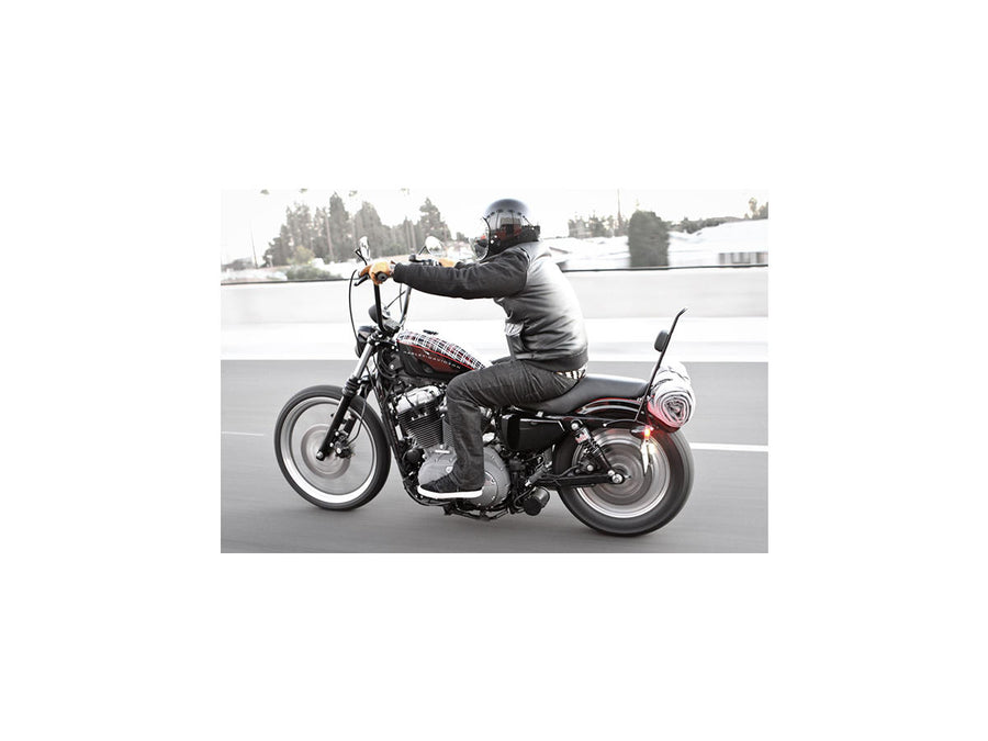 Harley Davidson Sportster [2004-2020]-High Sissy Bar with upholstered black