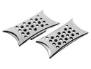 Harley Davidson Touring [1986-2025]-Battistini passenger Food boards Chrom-1