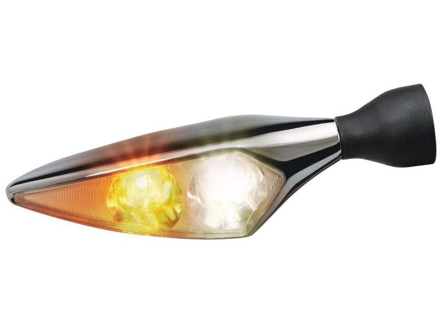 Harley Davidson - Micro Rhombus PL Titan Led Blinker/Position light on the front left titanium ...