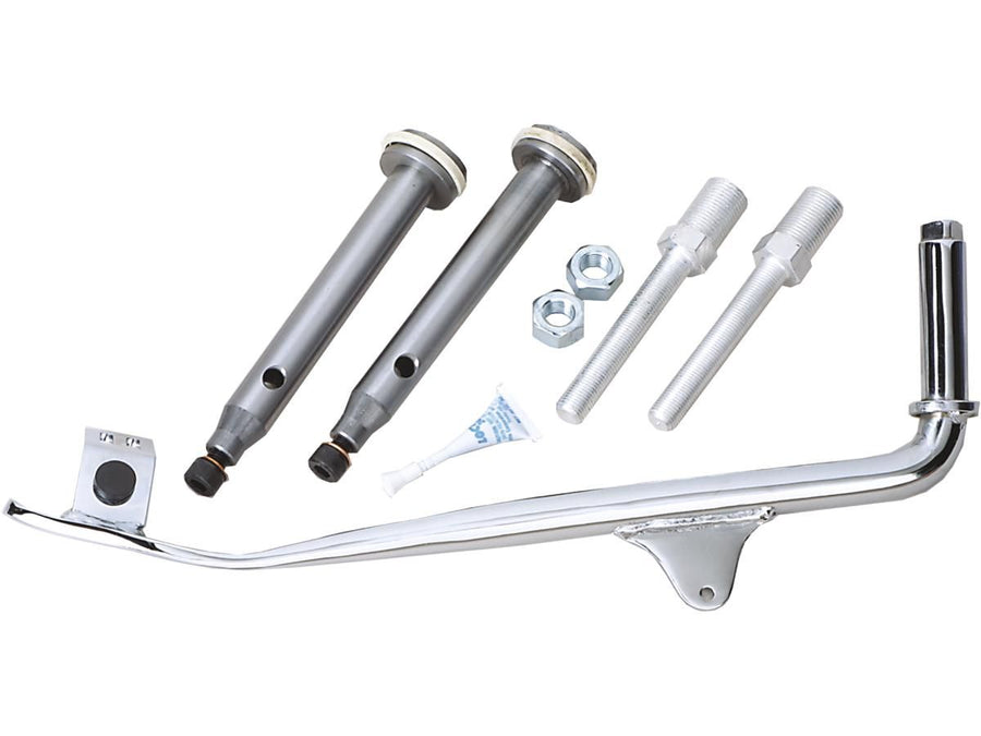 Harley Davidson Softail [2000-2006]-Complete lowering set chrome at the front