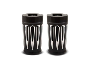 Harley Davidson Touring [2014-2024]-Deep cut fork protection black anodized