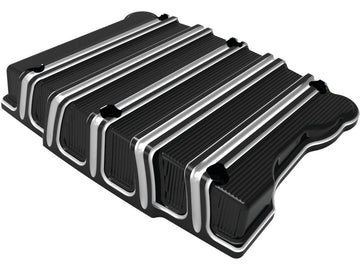 Harley Davidson Dyna [1999-2017]-10-gauge rocker box covered black