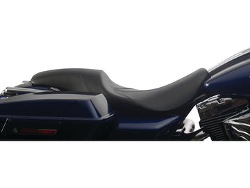 Harley Davidson Flhr [2016-2022]-Minotaur smooth seat black leather vinyl