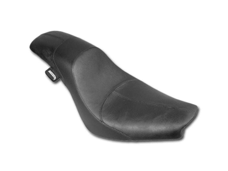 Harley Davidson Dyna [2006-2017]-Minotaur smooth seat black leather vinyl
