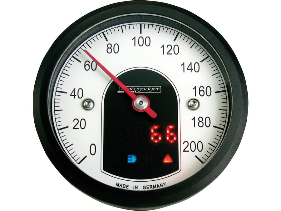 Harley Davidson Sportster [1986-2013]-Motoscope Tiny Tachometer scale: 200 MPH; 200