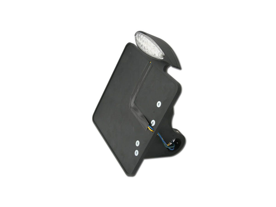 Harley Davidson-license plate holder on the side of the mini-LED