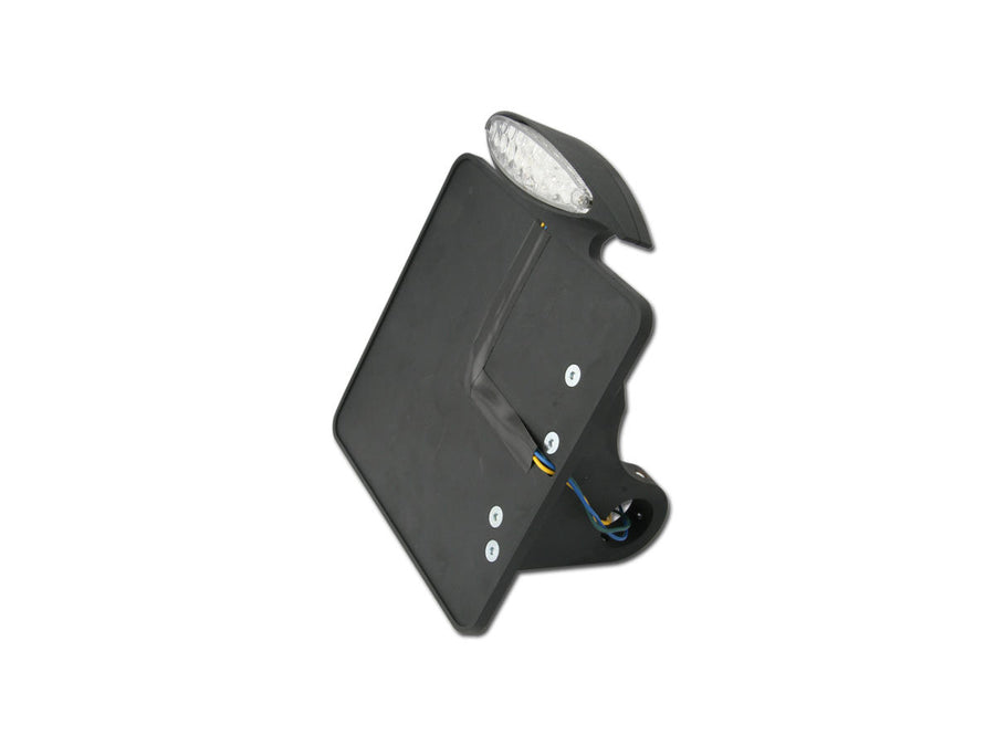 Harley Davidson-license plate holder on the side of the mini-LED