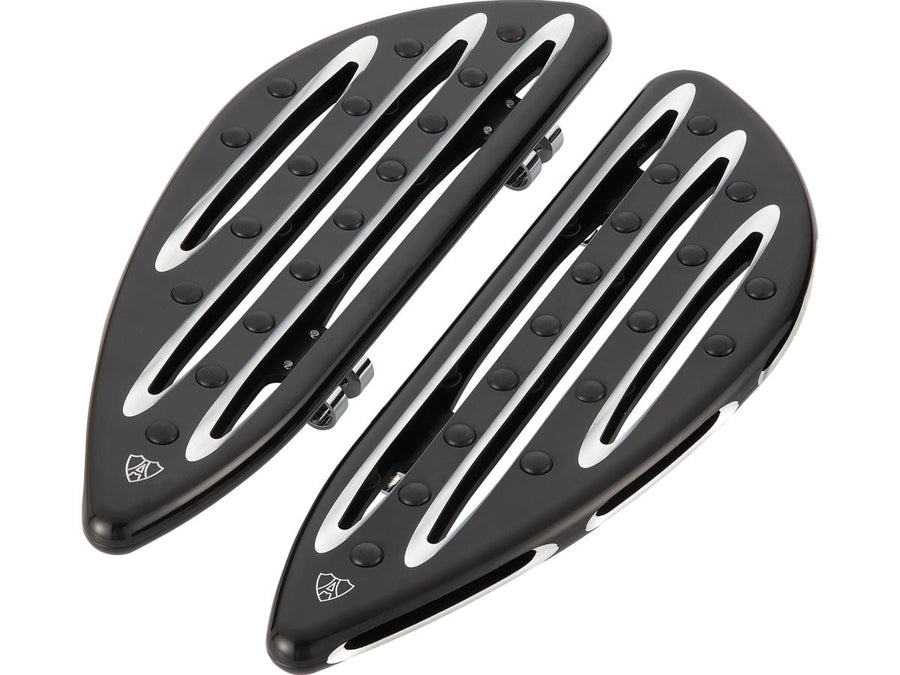 Harley Davidson Touring [1985-2025]-deep cut driver Free boards black