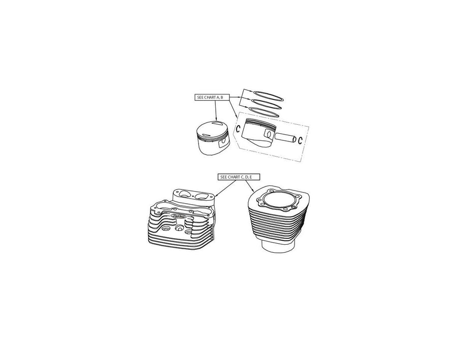 Harley Davidson Revtech 125 [2009-2019]-125 Pol Cylinder 4-1/4 "