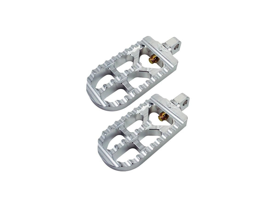 Harley Davidson Sportster [1991-2020]-Long corrugated adjustable footrests long