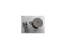 Harley Davidson Dyna [1999-2017]-high-performance air filter chrome, ribbed-5