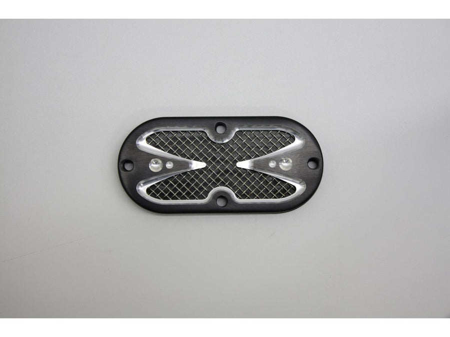 Harley Davidson Dyna [1991-2005]-mesh inspection cover black