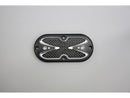 Harley Davidson Dyna [1991-2005]-mesh inspection cover chrome-1