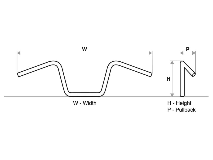 Harley Davidson Sportster [1986-2020]-17 Standard Ape Hanger handlebar not noticed