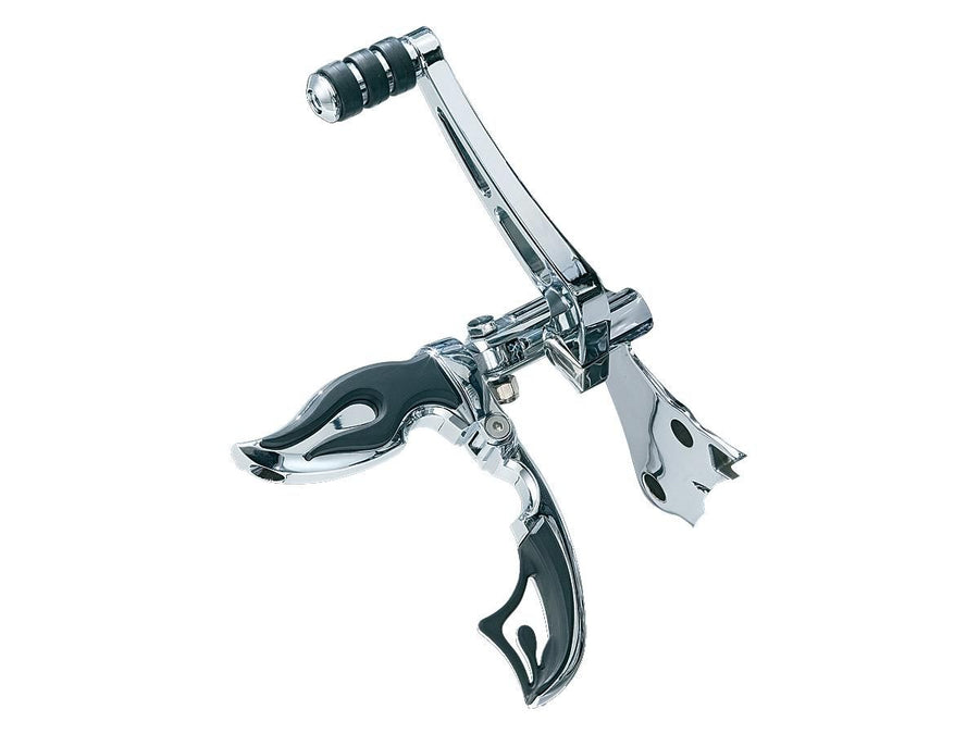 Harley Davidson Sportster [1991-2020]-Flamin Switchblade Footrests Chrome