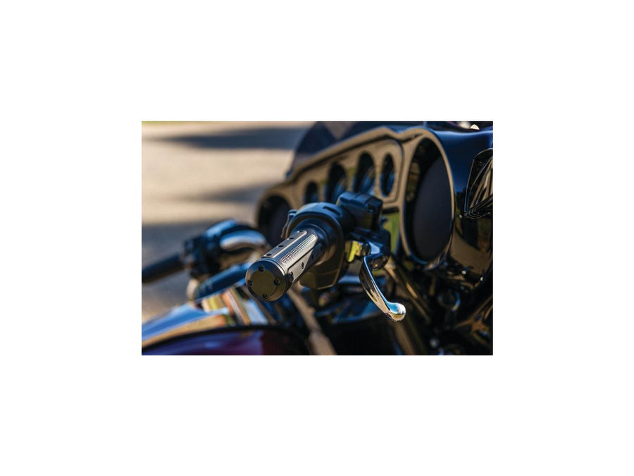 Harley Davidson Touring [2008-2024]-Heavy industry gripped black satin 1 "
