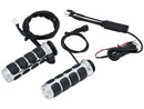 Harley Davidson Touring [2008-2024]-ISO Heated handles Chrom 1 "Gas train by wire-5